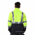 Customized logo high visibility reflective safety protective jacket